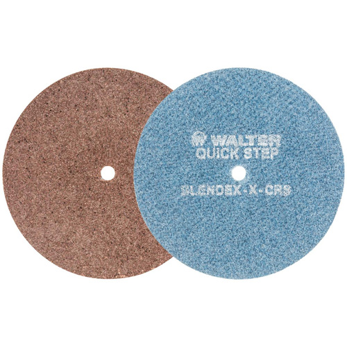 Disque de pr&eacute;paration de surface QUICK-STEP BLENDEX, 7" dia., Grain Extra grossier, Oxyde d'aluminium Les Fournitures Industrielles Méga