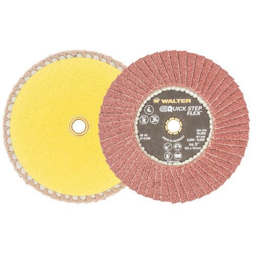 QUICK-STEP FLEX, 5" x Type 29, Grain 60, Oxyde d'aluminium Les Fournitures Industrielles Méga