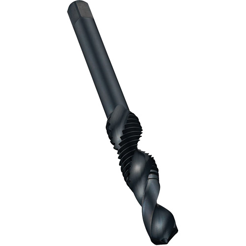 Combination Drill and Tap, High Speed Steel, 30° Point Les Fournitures Industrielles Méga