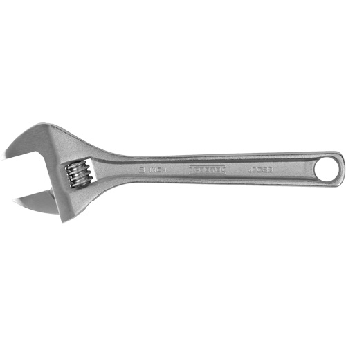 Cl&eacute; &agrave; molette, 8" lo, la max. 1-7/32", Chrome Les Fournitures Industrielles Méga