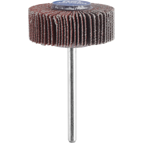 M&egrave;che de ponçage &agrave; roue &agrave; lamelles 3/8" - grain 120 Les Fournitures Industrielles Méga