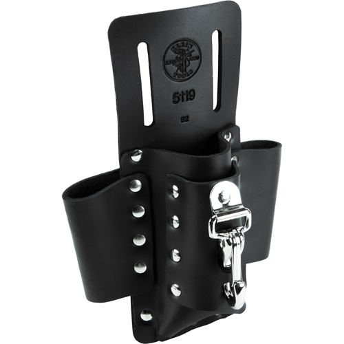 Tool Pouches, Multiple Tool Holder, Leather, 4 Pockets Les Fournitures Industrielles Méga