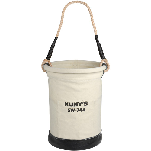 Heavy-Duty Buckets, 11" L x 11" W x 16" H, Canvas, Beige Les Fournitures Industrielles Méga