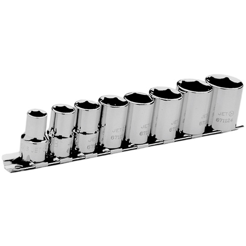 SAE Socket Set, 8 Pcs, 3/8" Drive Size Les Fournitures Industrielles Méga