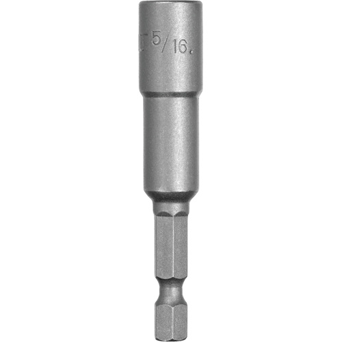 Tourne-&eacute;crou, Embout 5/16", Prise 1/4", 2-9/16" lo, Magn&eacute;tique Les Fournitures Industrielles Méga