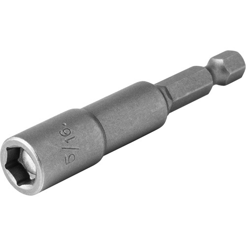 Tourne-&eacute;crou, Embout 5/16", Prise 1/4", 2-9/16" lo, Magn&eacute;tique Les Fournitures Industrielles Méga