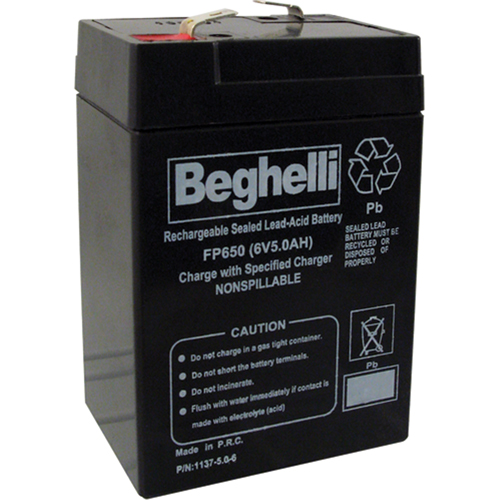 Sealed Lead Acid Batteries, 6 V, 5 Ah Les Fournitures Industrielles Méga