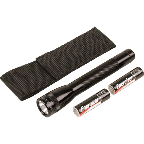 Mini&reg; Flashlights, Incandescent, 14 Lumens, AA Batteries Les Fournitures Industrielles Méga