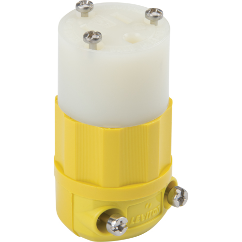 Industrial Straight Blade Connector, 5-15P, Nylon Les Fournitures Industrielles Méga