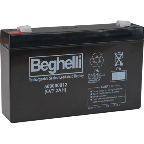 Sealed Lead Acid Batteries, 6 V, 7.2 Ah Les Fournitures Industrielles Méga