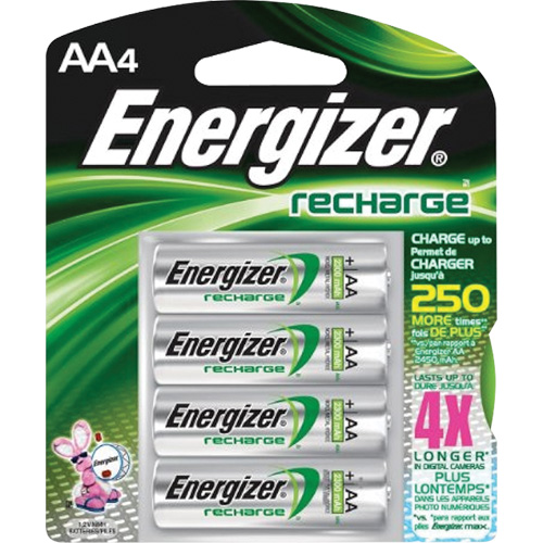 Piles rechargeables NiMH, AA, 1,2 V Les Fournitures Industrielles Méga