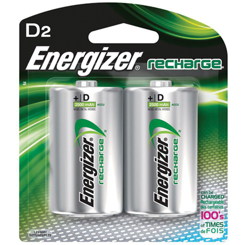 Piles rechargeables NiMH, D, 1,2 V Les Fournitures Industrielles Méga