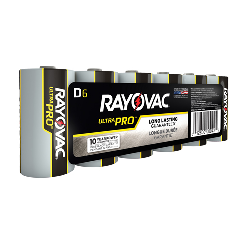 Ultra PRO Industrial Batteries, D, 1.5 V Les Fournitures Industrielles Méga