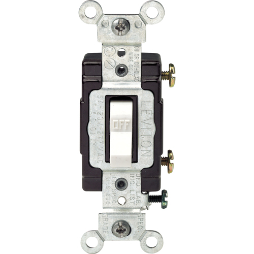Commercial Grade Single Pole Toggle Switch Les Fournitures Industrielles Méga
