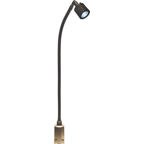 Lampe &agrave; col-de-cygne &agrave; flux &eacute;lev&eacute; de la s&eacute;rie LS, 5 W, DEL, Col 27", Noir Les Fournitures Industrielles Méga