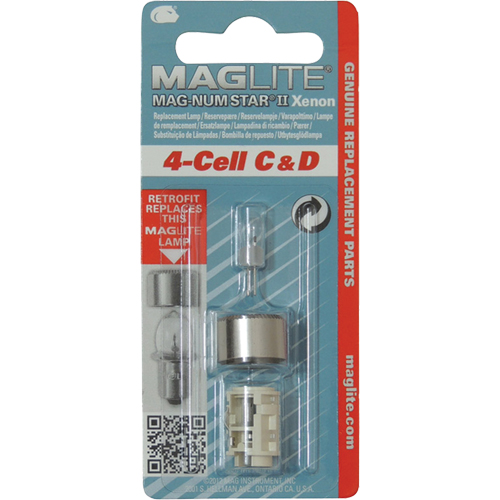 Replacement Bulb for 4-Cell C & D Flashlights Les Fournitures Industrielles Méga