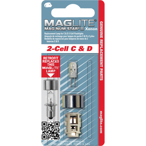Replacement Bulb for 2-Cell C & D Flashlights Les Fournitures Industrielles Méga