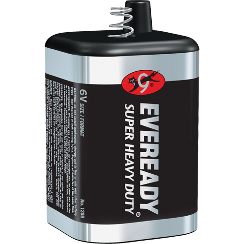 Batterie de lanterne &agrave; ressort EveryDay Super Heavy-Duty Les Fournitures Industrielles Méga