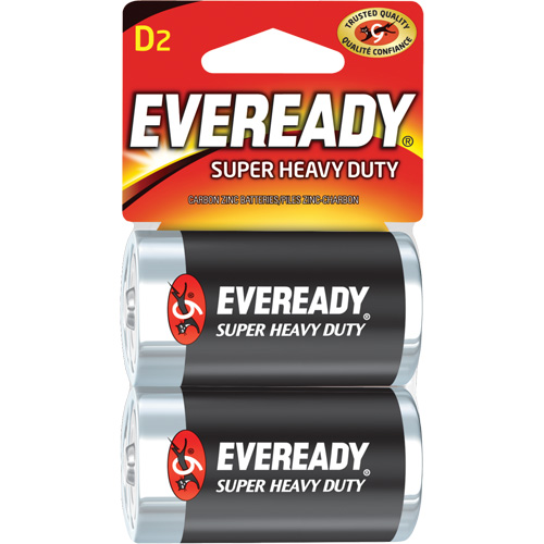Piles &agrave; usage super intensif Eveready Les Fournitures Industrielles Méga