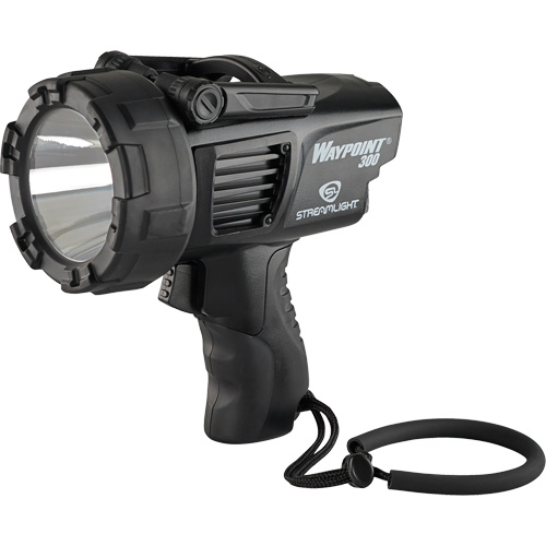 Waypoint&reg; 300 Pistol Grip Spotlight, LED, 1000 Lumens, Rechargeable Batteries Les Fournitures Industrielles Méga