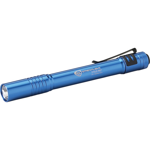 Lampe stylo Stylus Pro, DEL, 100 lumens, Corps en Aluminium, piles AAA, Compris Les Fournitures Industrielles Méga