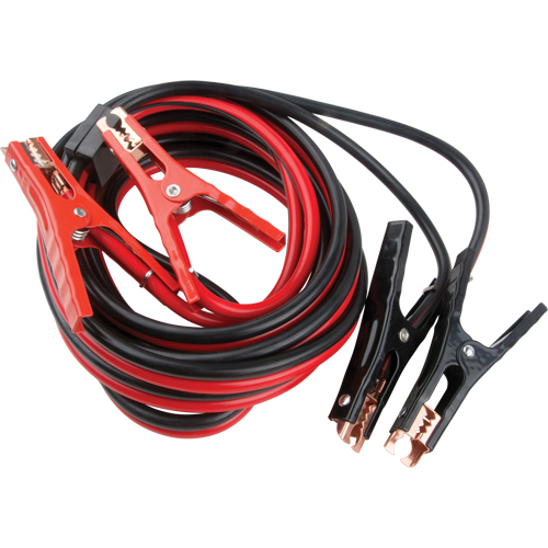 Booster Cables, 4 AWG, 400 Amps, 20' Cable Les Fournitures Industrielles Méga