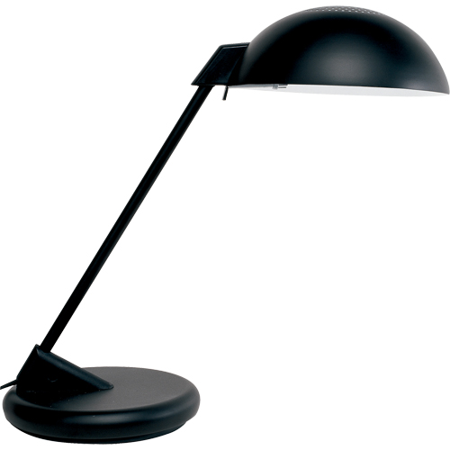 Desk Lamp, 100 W, Incandescent, Black Les Fournitures Industrielles Méga