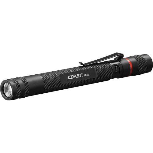 Lampe stylo HP3R, DEL, 245 lumens, Corps en Aluminium, piles AAA/Rechargeable, Compris Les Fournitures Industrielles Méga