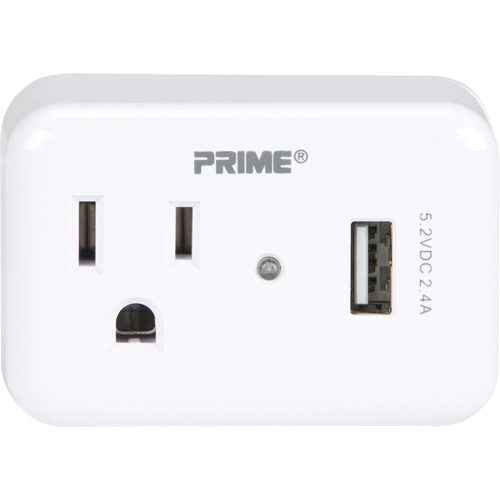Chargeur USB Prime avec protection contre la surtension Les Fournitures Industrielles Méga