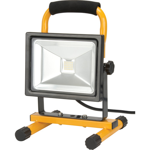 Projecteur portatif, DEL, 20 W, 2500 lumens, Boîtier en Aluminium Les Fournitures Industrielles Méga