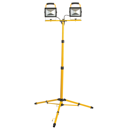 Projecteur double, DEL, 40 W, 4800 lumens, Boîtier en Aluminium Les Fournitures Industrielles Méga