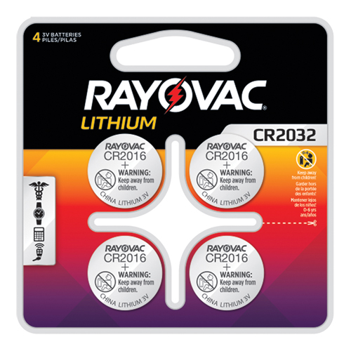 Piles bouton au lithium CR2032, 3 V Les Fournitures Industrielles Méga
