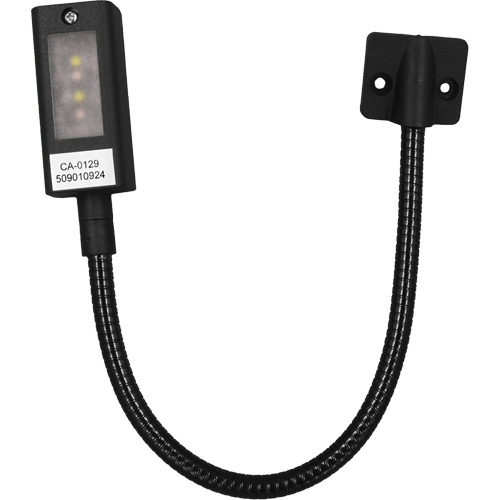 Maplight &agrave; DEL en col de cygne, 1 W, DEL, Col 12", Noir Les Fournitures Industrielles Méga
