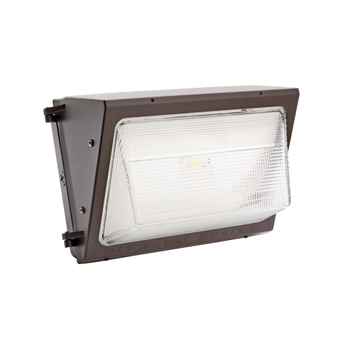 Wall Pack, LED, 120-277 V, 75 W, 9.29" H x 7.13" W x 13.4" D Les Fournitures Industrielles Méga