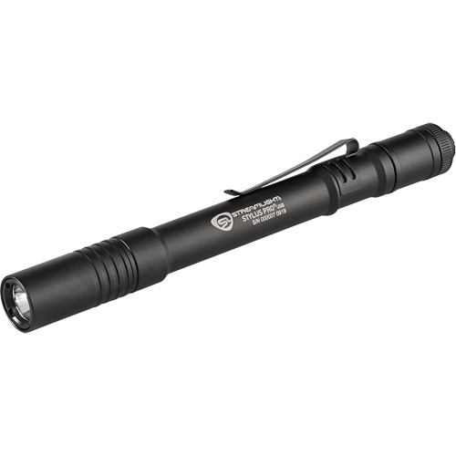 Lampe de poche stylo USB Stylus Pro, DEL, 350 lumens, Corps en Aluminium, piles Rechargeable, Compris Les Fournitures Industrielles Méga