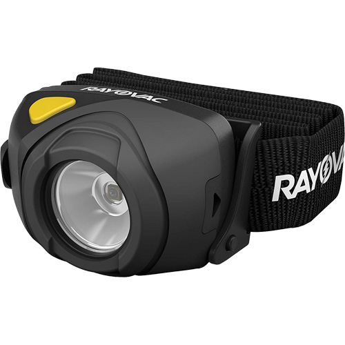 Lampe frontale HD pratiquement indestructible Workhorse Pro, DEL, 210 lumens, 17 hres de fonctionnement, piles AAA Les Fournitures Industrielles Méga