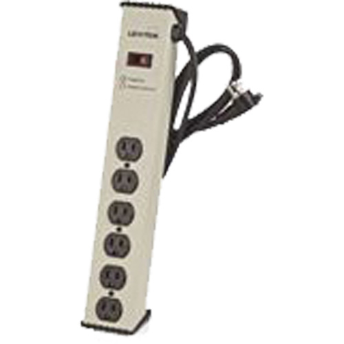 Barre de limiteur de surtension, 6 Prises, 900 J, 1500 W, Cordon 6' Les Fournitures Industrielles Méga