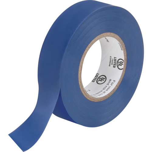 Ruban isolant, 19 mm (3/4") x 18 m (60'), Bleu, 7 mils Les Fournitures Industrielles Méga