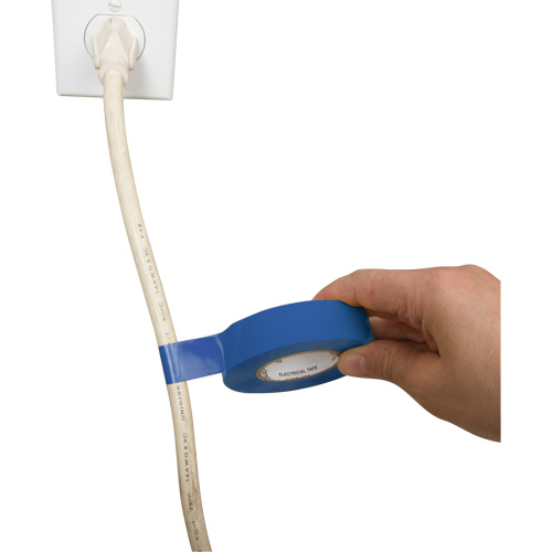 Ruban isolant, 19 mm (3/4") x 18 m (60'), Bleu, 7 mils Les Fournitures Industrielles Méga