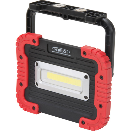 Lampe de travail portative, DEL, 10 W, 1000 lumens, Boîtier en Plastique Les Fournitures Industrielles Méga