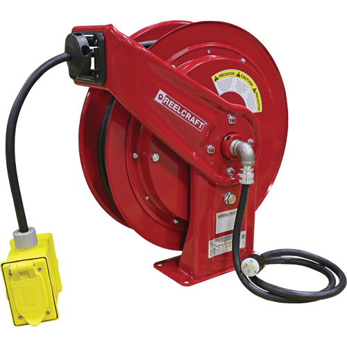 70000 Power Cord Reel, 100', SEOOW, 12 Gauge, 20 A Les Fournitures Industrielles Méga