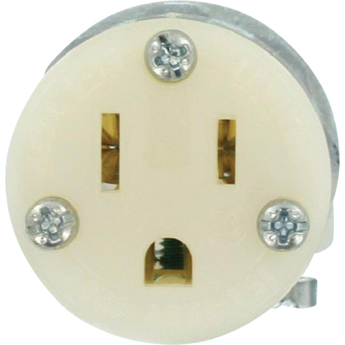 Connecteur de prise de rallonge de qualit&eacute; hospitali&egrave;re, 5-15R, Nylon Les Fournitures Industrielles Méga