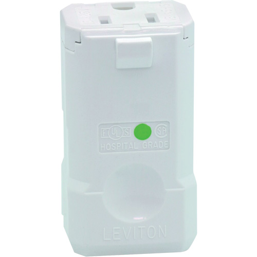 Connecteur de prise de rallonge de qualit&eacute; hospitali&egrave;re, 5-15R, Nylon Les Fournitures Industrielles Méga