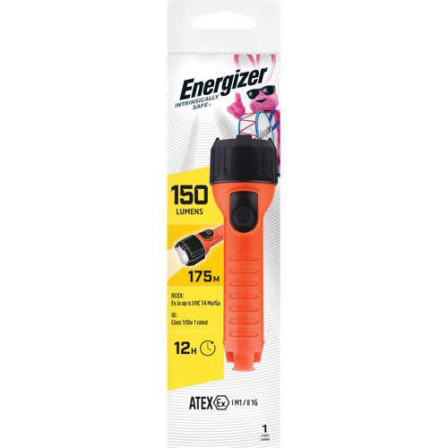 Intrinsically Safe&reg; Handheld Flashlight, LED, 150 Lumens, AA Batteries Les Fournitures Industrielles Méga