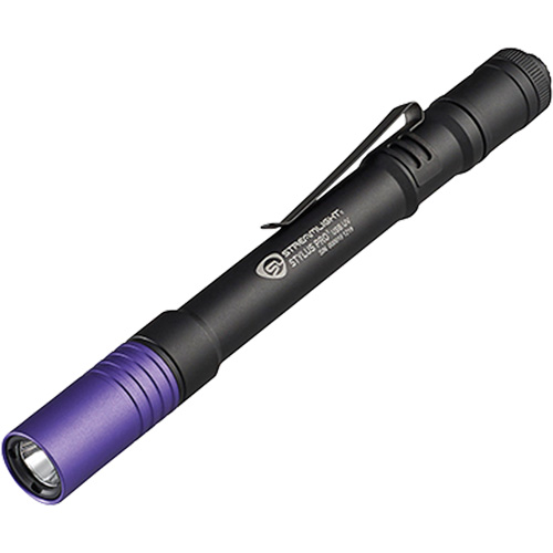Lampe stylo UV avec port de recharge micro USB Stylus Pro, DEL, Corps en Aluminium, piles Rechargeable, Compris Les Fournitures Industrielles Méga