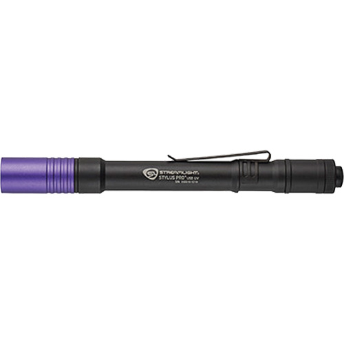 Lampe stylo UV avec port de recharge micro USB Stylus Pro, DEL, Corps en Aluminium, piles Rechargeable, Compris Les Fournitures Industrielles Méga