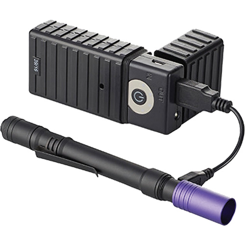 Lampe stylo UV avec port de recharge micro USB Stylus Pro, DEL, Corps en Aluminium, piles Rechargeable, Compris Les Fournitures Industrielles Méga