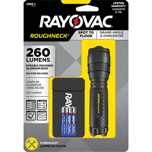 Tactical Spot-to-Flood Flashlight, LED, 320 Lumens, AAA Batteries Les Fournitures Industrielles Méga