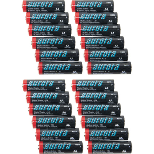 Piles alcaline, AA, 1,5 V Les Fournitures Industrielles Méga