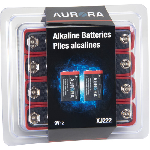 Industrial Alkaline Batteries, 9 V Les Fournitures Industrielles Méga